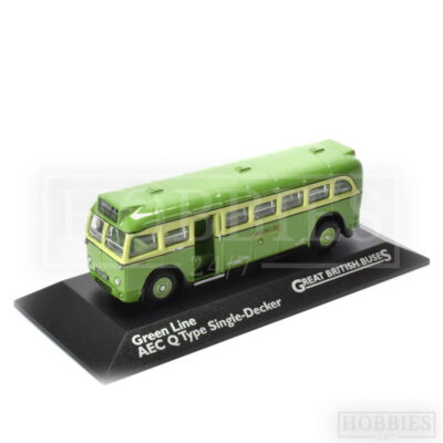 Atlas Editions Aec Q Type Single Decker - Green Line 1/76 Scale British Buses