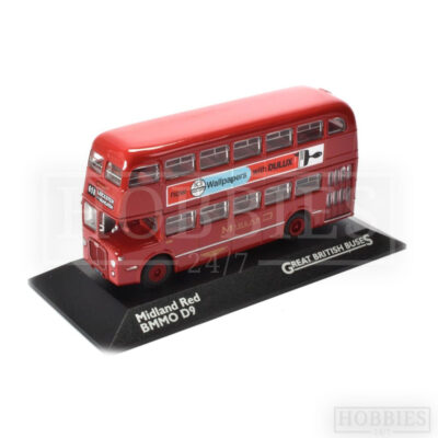 Atlas Editions Bmmo D9 - Midland Red 1/76 Scale British Buses