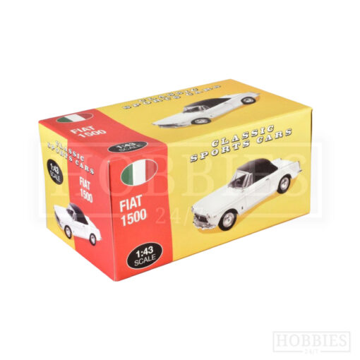 Atlas Editions Fiat 1500 Cabriolet White 1/43 Scale Picture 2