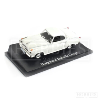 Atlas Editions Borgward Isabella Coupe White 1/43 Scale