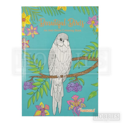 Adult Colouring Book Beautiful Birds
