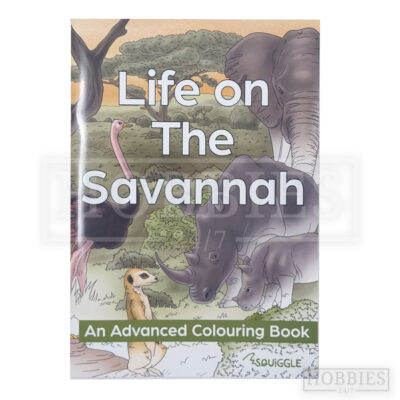 Adult Colouring Book Life On The Savannah