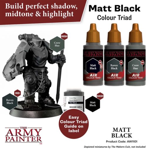 AW1101 The Army Painter - Air Matt Black