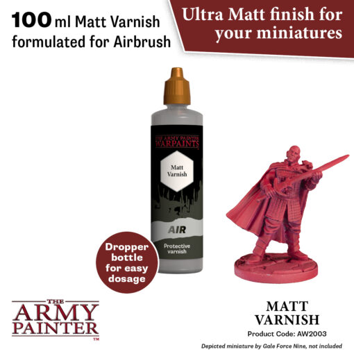 AW2003 The Army Painter - Air Matt Varnish 100ml Picture 2