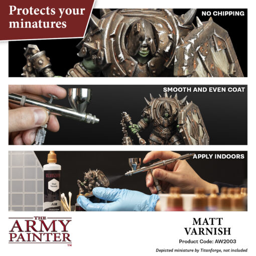 AW2003 The Army Painter - Air Matt Varnish 100ml Picture 3