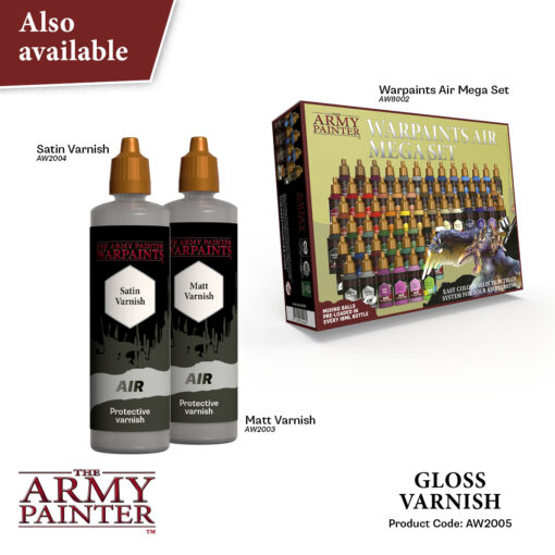 AW2005 The Army Painter - Air Gloss Varnish 100ml Picture 6