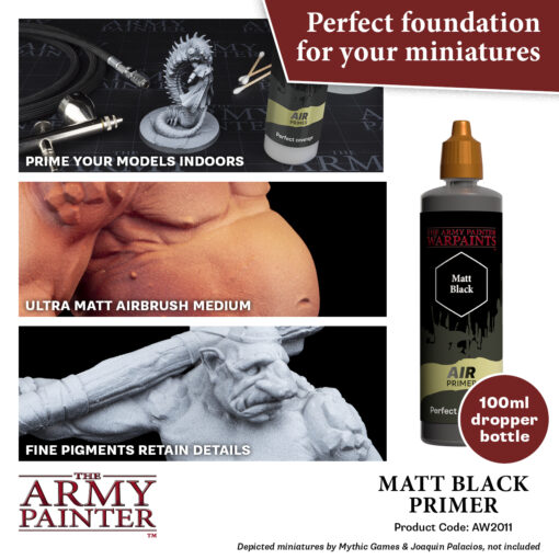 AW2011 The Army Painter - Air Primer Black 100ml Picture 2