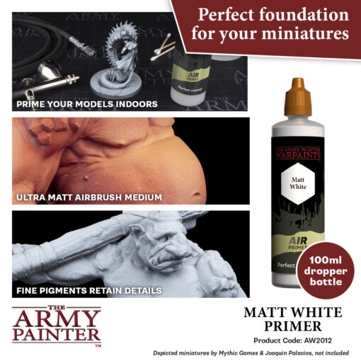 AW2012 The Army Painter - Air Primer White 100ml Picture 2