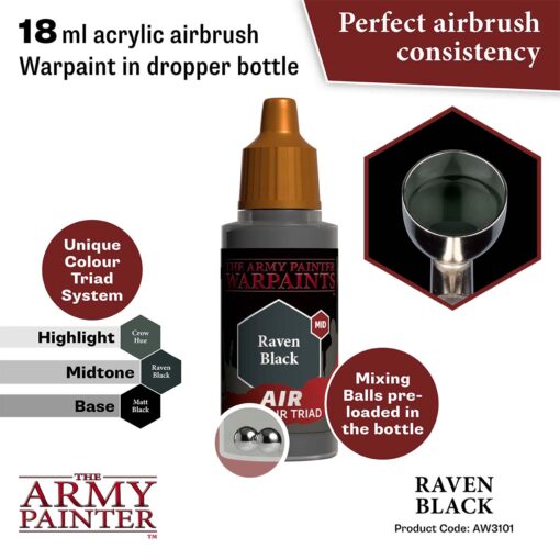 AW3101 The Army Painter - Air Raven Black