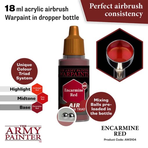 AW3104 The Army Painter - Air Encarmine Red