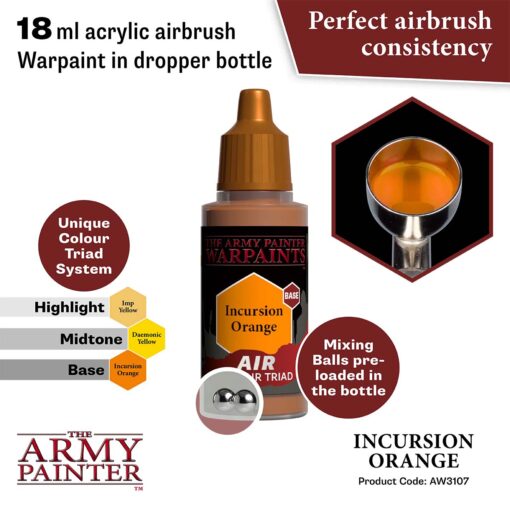 AW3107 The Army Painter - Air Incursion Orange