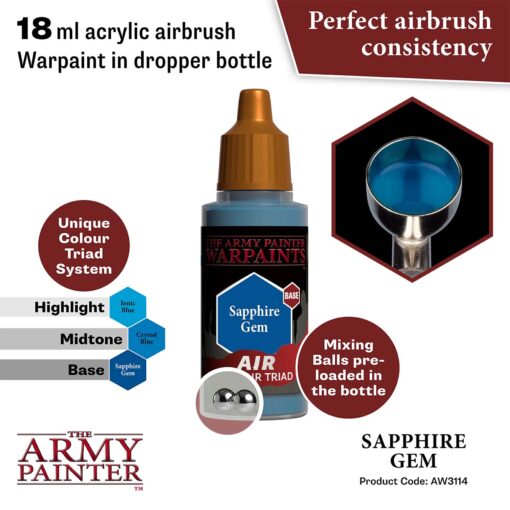 AW3114 The Army Painter - Air Sapphire Gem