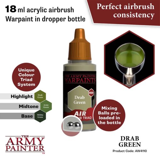 AW4110 The Army Painter - Air Drab Green