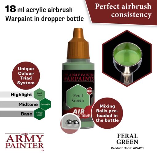 AW4111 The Army Painter - Air Feral Green