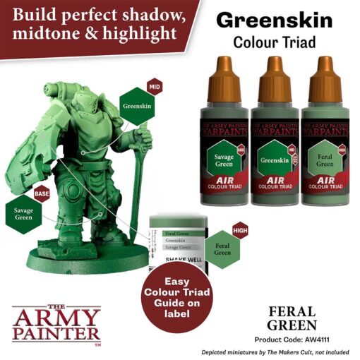AW4111 The Army Painter - Air Feral Green