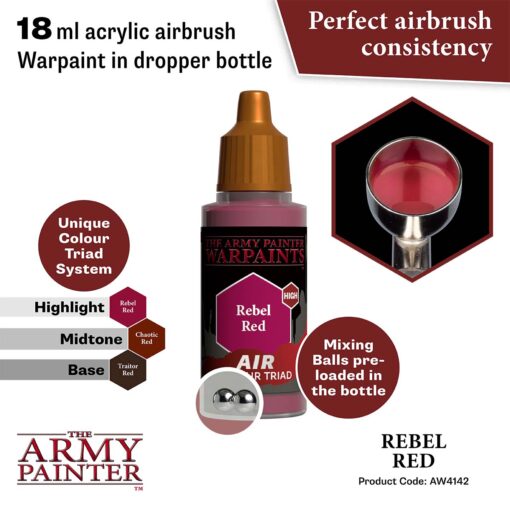 AW4142 The Army Painter - Air Rebel Red