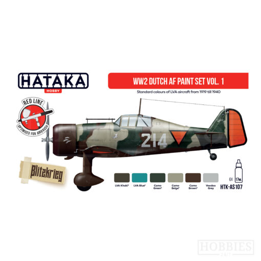 Hataka WW2 Dutch Air Force Paint Set Picture 2