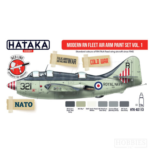 Hataka Modern Rn Fleet Air Arm V1 Paint Set Picture 2