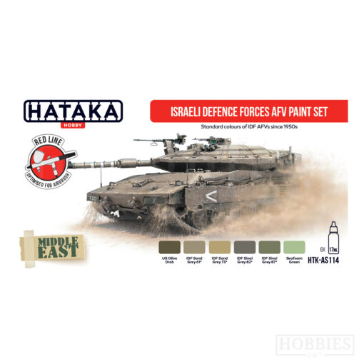 Hataka Isreali Defence Forces AFV Paint Set Picture 2