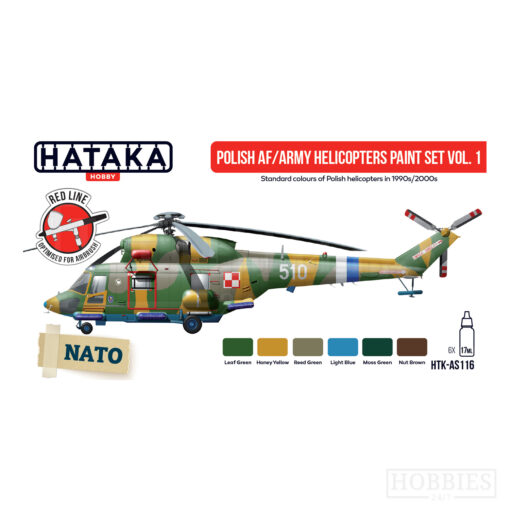 Hataka Polish Army Helicopter Paint Set Picture 2