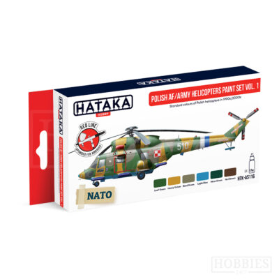 Hataka Polish Army Helicopter Paint Set