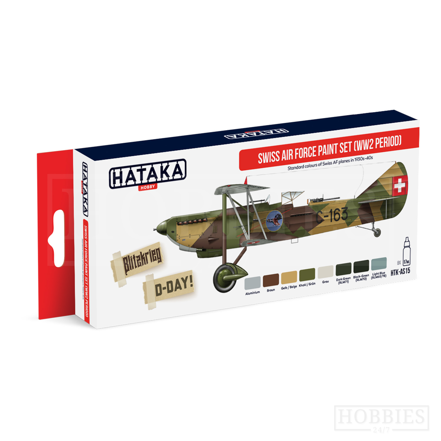 Hataka Swiss Air Force WW2 Paint Set Hobbies247 Online Model Shop
