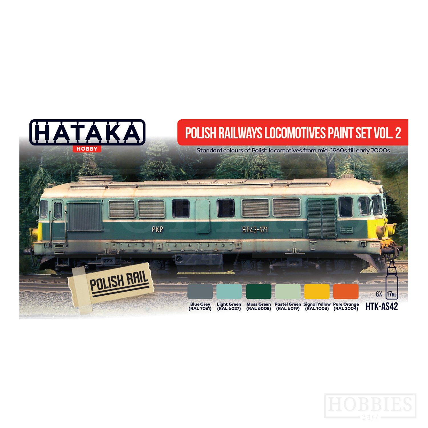 Hataka Polish Railways V2 Paint Set Picture 2