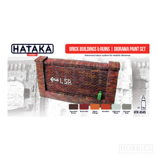 Hataka Brick Buildings And Ruins Paint Set Picture 2
