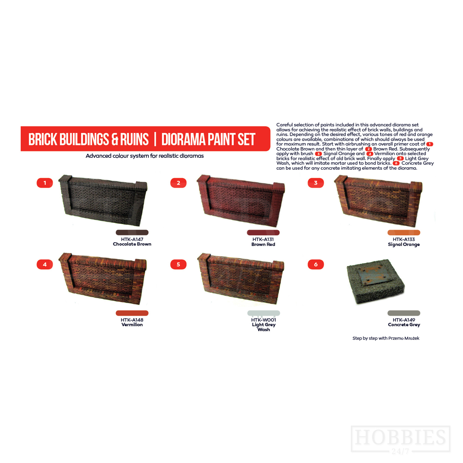 Hataka Brick Buildings And Ruins Paint Set Picture 3