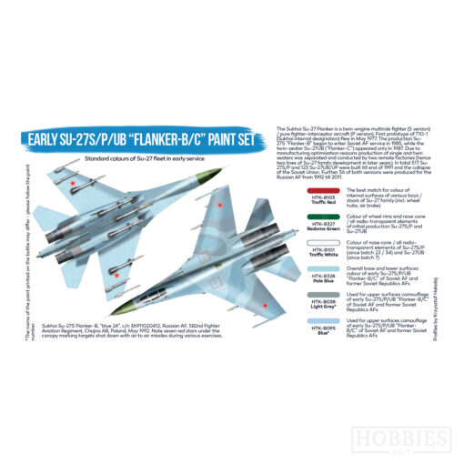 Hataka Early Su27S Flanker Bc Paint Set Picture 3