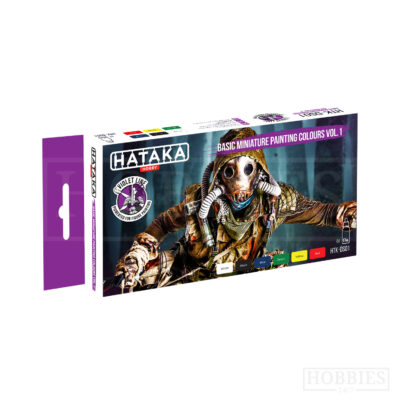 Hataka Basic Miniature Painting Colours V1 Paint Set