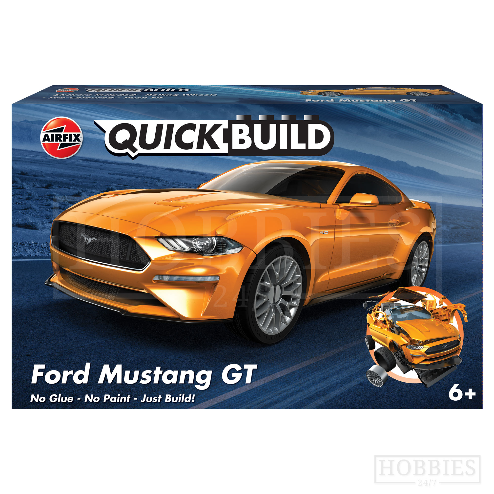 Airfix Ford Mustang GT Quickbuild - Hobbies247 Online Model Shop