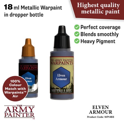 WP1483 The Army Painter Metallics - Elven Armour
