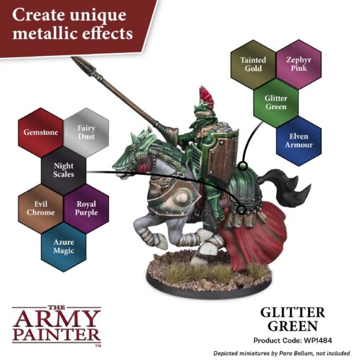 WP1484 The Army Painter Metallics - Glitter Green