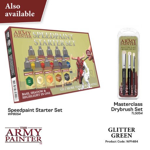 WP1484 The Army Painter Metallics - Glitter Green