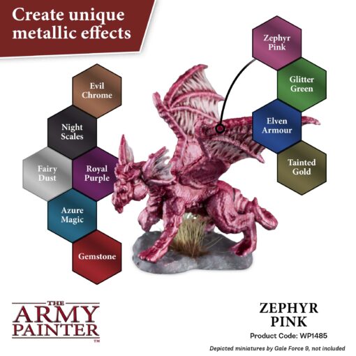 WP1485 The Army Painter Metallics - Zephyr Pink