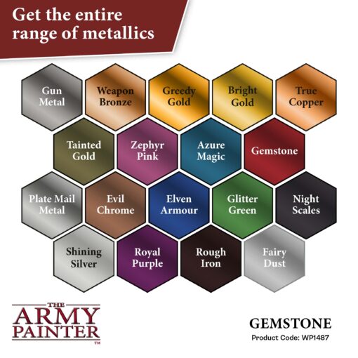 WP1487 The Army Painter Metallics - Gemstone