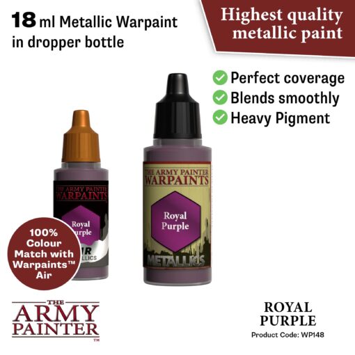 WP1488 The Army Painter Metallics - Royal Purple