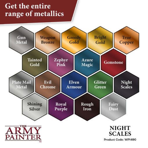 WP1490 The Army Painter Metallics - Night Scales
