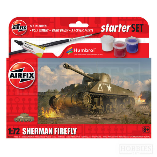Airfix Sherman Firefly Starter Set 1/72 Scale