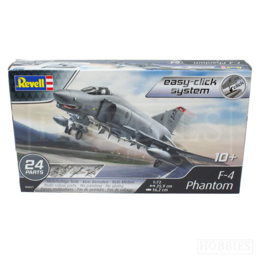 Revell F-4 Phantom Easy-Click System 1/72 Scale