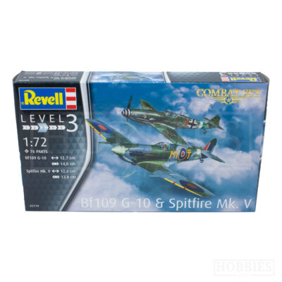 Revell Combat Set Bf109 G-10 and Spitfire MkV 1/72 Scale