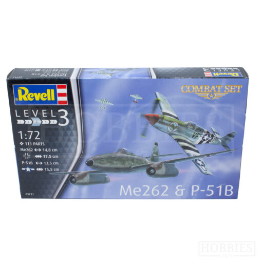 Revell Combat Set Me262 and P51B 1/72 Scale