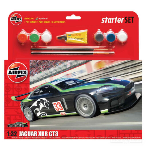 Airfix Jaguar XKR GT3 Starter Set 1/32 Scale
