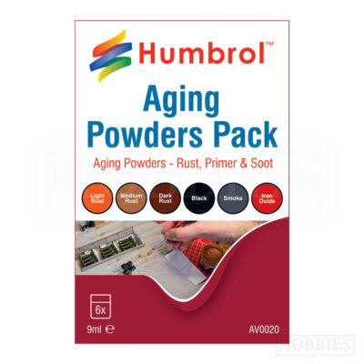 Humbrol Aging Powders Mixed 6 x 9ml