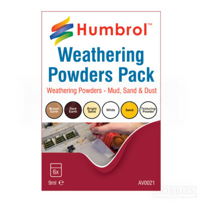 Humbrol Weathering Pwder 6 x 9ml