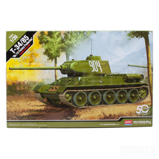 Academy T34-85 Factory Production 1/35 Scale