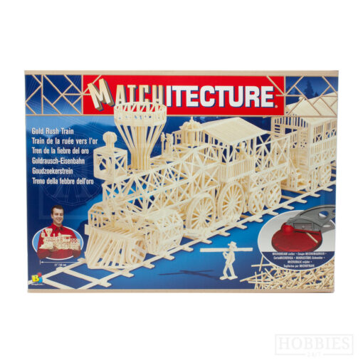 Matchitecture Gold Rush Train Match Stick Kit