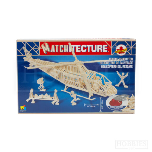 Matchitecture Rescue Helicopter Match Stick Kit