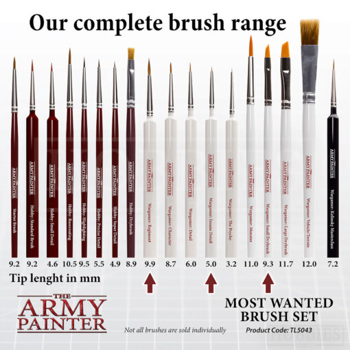 The Army Painter Most Wanted Brushes Set Picture 4